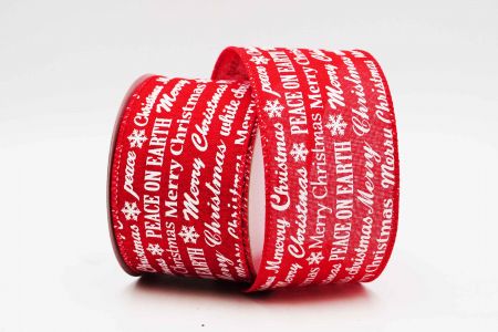 Merry Christmas Wired Ribbon_KF7185GC-7-7_red